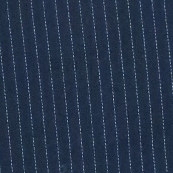 BLACK WITH LIGHT GREY PIN STRIPE WIDE LEG WORK OFFICE BUSINESS TROUSERS SIZE L - Picture 7 of 7